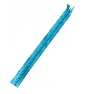 Çanta Aksesuar Açık Mavi Renk 40 Cm Plastik Diş Fermuar Fd24