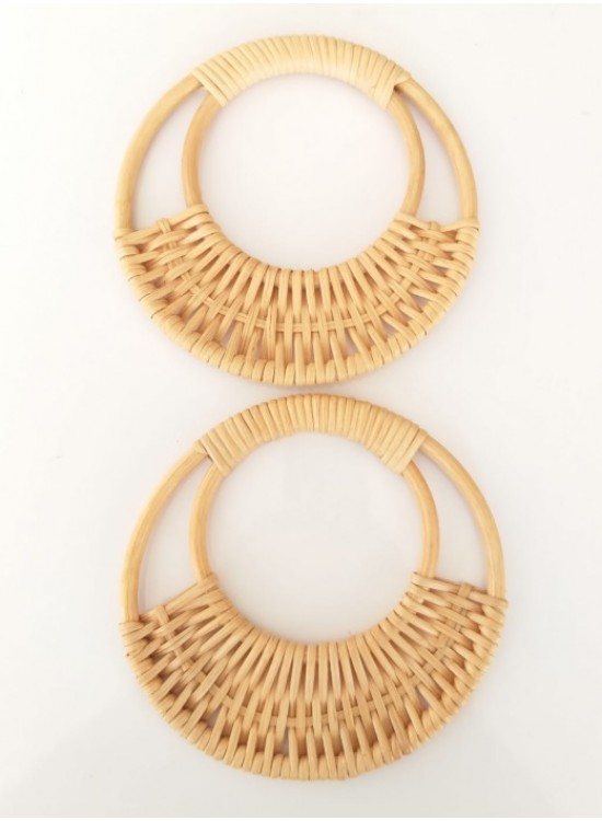 Çanta Aksesuar Açık Renk Gerçek Bambu Çanta Sapı 17 Cm No:17 Çanta Aksesuar Açık Renk Gerçek Bambu Çanta Sapı 17 Cm No:17