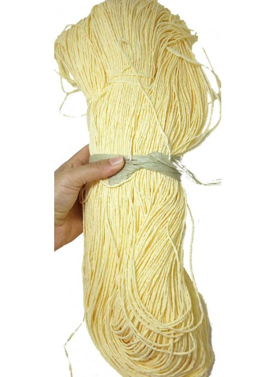 Çanta Aksesuar Açık Sarı Rengi Kağıt İp 250 Gr