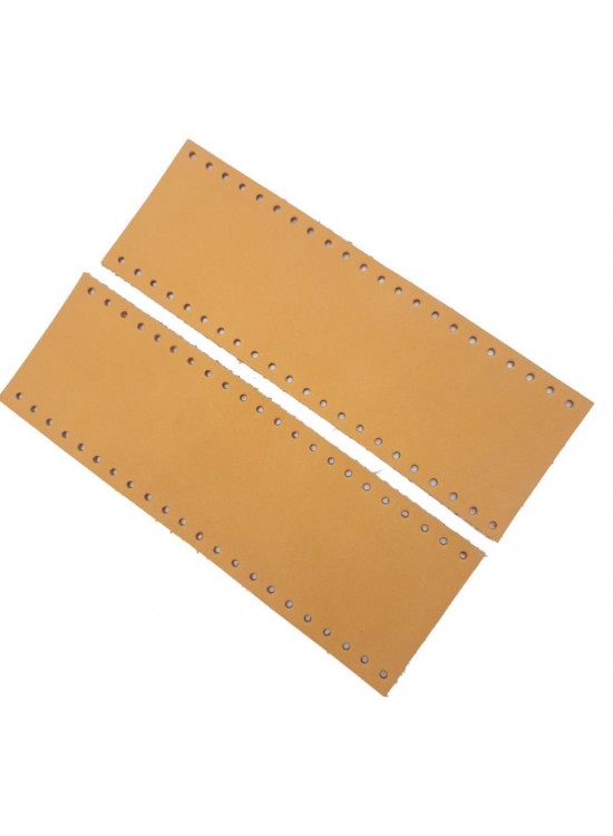 Çanta Aksesuar Açık Taba Gerçek Deri Tutma Sapı 18X6 Cm Simit Sap