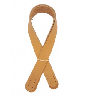 Çanta Aksesuar Açık Taba Renk Gerçek Deri 60X3 Cm Çift Sap