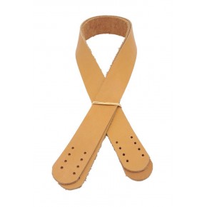 Çanta Aksesuar Açık Taba Renk Gerçek Deri 60X3 Cm Çift Sap