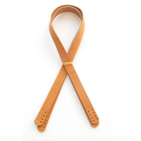 Çanta Aksesuar Açık Taba Renk Gerçek Deri 70X2 Cm Çift Sap