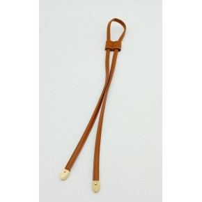 Çanta Aksesuar Açık Taba Suni Deri Dikişli Büzgü Light Gold Metalli