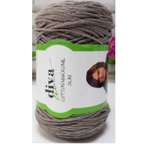 Çanta Aksesuar Açık Vizon Rengi İnce Pamuk Makrome