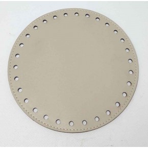 Çanta Aksesuar Açık Vizon Renk 16 Cm Yuvarlak Taban Plaka