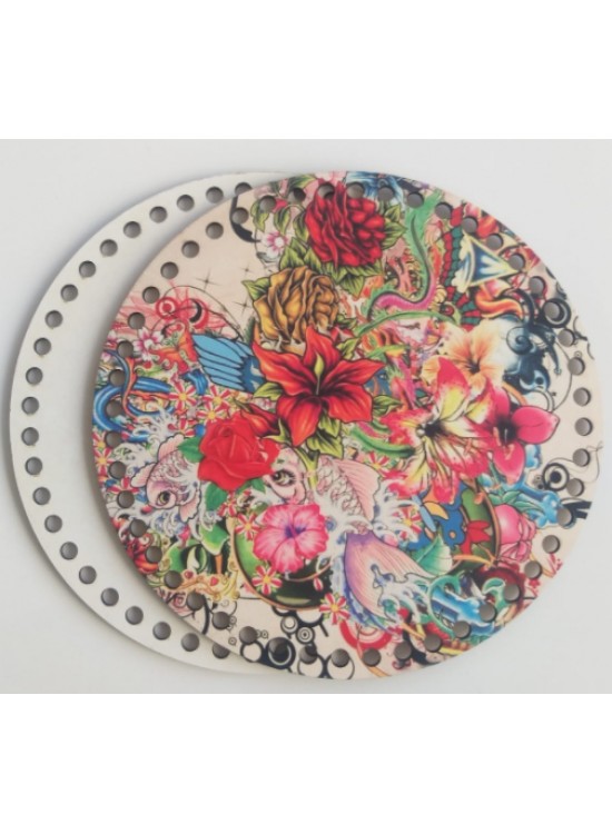 Çanta Aksesuar Ahşap 20 Cm Çapında Resimli Plaka Arkalıklı B Serisi No11 Çanta Aksesuar Ahşap 20 Cm Çapında Resimli Plaka Arkalıklı B Serisi No11