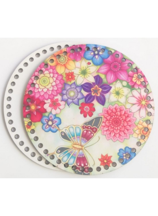 Çanta Aksesuar Ahşap 20 Cm Çapında Resimli Plaka Arkalıklı B Serisi No12 Çanta Aksesuar Ahşap 20 Cm Çapında Resimli Plaka Arkalıklı B Serisi No12