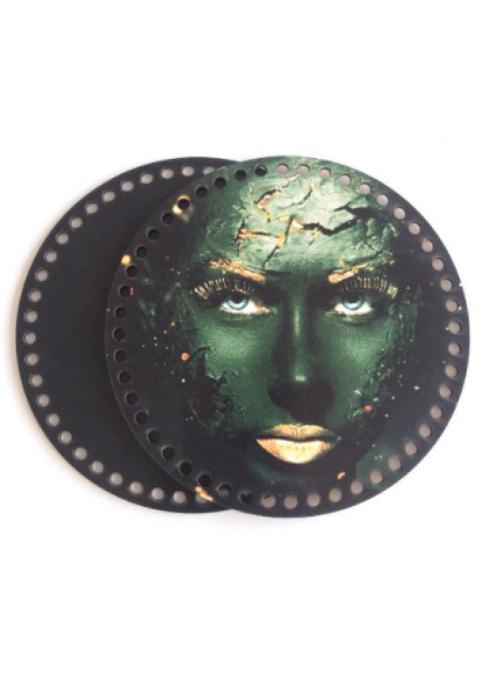 Çanta Aksesuar Ahşap 20 Cm Çapında Resimli Plaka Arkalıklı S Serisi No4 Çanta Aksesuar Ahşap 20 Cm Çapında Resimli Plaka Arkalıklı S Serisi No4