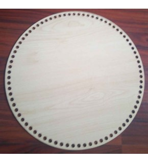 Çanta Aksesuar Ahşap 35 Cm Çapında Plaka