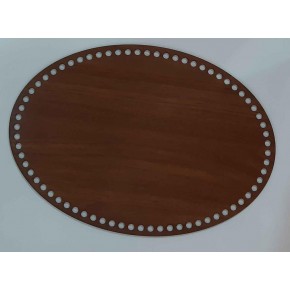 Çanta Aksesuar Ahşap 35X25 Cm Oval Plaka