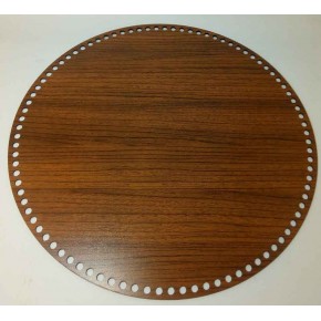 Çanta Aksesuar Ahşap 40 Cm Çapında Plaka