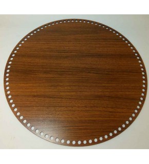 Çanta Aksesuar Ahşap 40 Cm Çapında Plaka