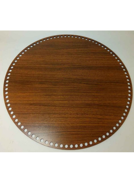 Çanta Aksesuar Ahşap 40 Cm Çapında Plaka