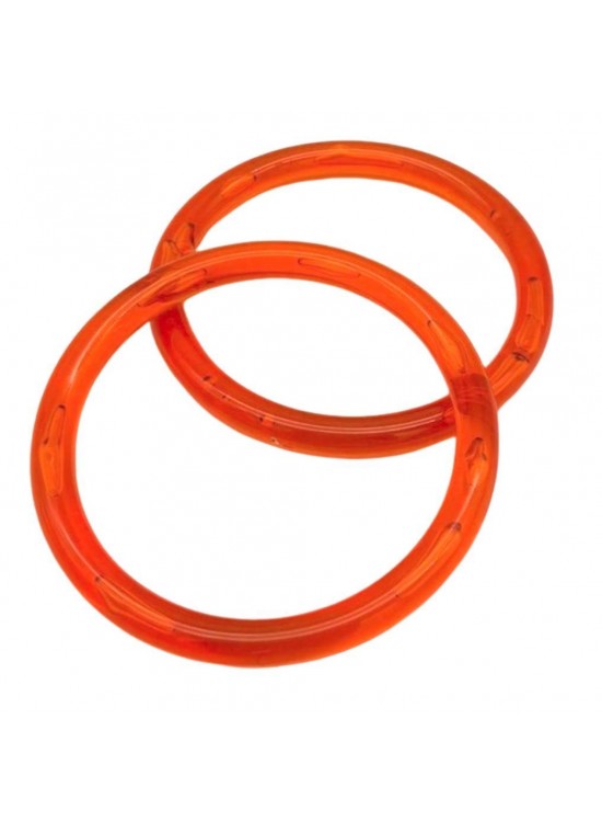 Çanta Aksesuar Akrilik Görünümlü Plastik Çanta Sapı 10 cm Yuvarlak