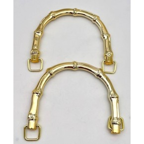 Çanta Aksesuar Akrilik Görünümlü Plastik Çanta Sapı Gold Renk