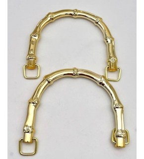 Çanta Aksesuar Akrilik Görünümlü Plastik Çanta Sapı Gold Renk