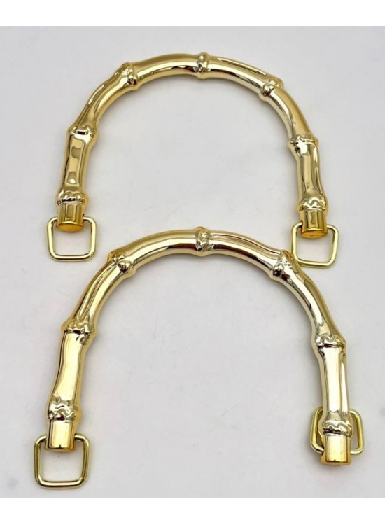 Çanta Aksesuar Akrilik Görünümlü Plastik Çanta Sapı Gold Renk