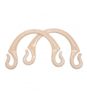 Çanta Aksesuar Akrilik Görünümlü Plastik Çanta Sapı No:28 Krem Renk