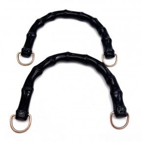 Çanta Aksesuar Akrilik Görünümlü Plastik Çanta Sapı Siyah Renk