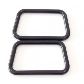 Çanta Aksesuar Akrilik Görünümlü Siyah Plastik Çanta Sapı