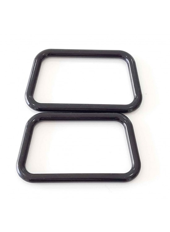 Çanta Aksesuar Akrilik Görünümlü Siyah Plastik Çanta Sapı