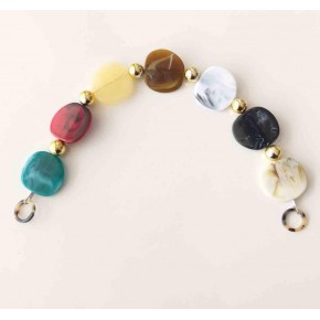 Çanta Aksesuar Akrilik Zincir 38 Cm Ucu Halkalı