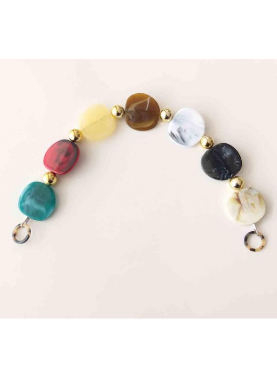 Çanta Aksesuar Akrilik Zincir 38 Cm Ucu Halkalı