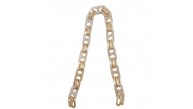 Çanta Aksesuar Akrilik Zincir 42 cm Bej Renk Light Gold Metalli