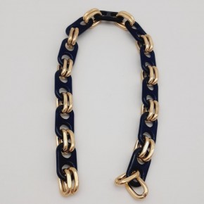 Çanta Aksesuar Akrilik Zincir 42 Cm Siyah Renk