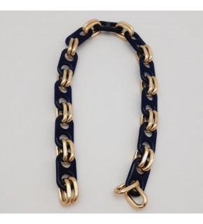 Çanta Aksesuar Akrilik Zincir 42 Cm Siyah Renk