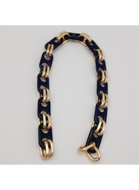 Çanta Aksesuar Akrilik Zincir 42 Cm Siyah Renk