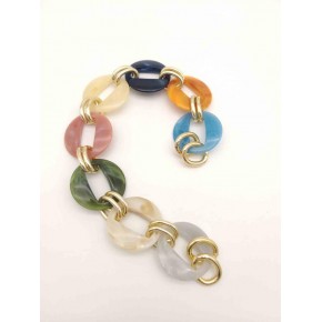 Çanta Aksesuar Akrilik Zincir 8 Halka 35 Cm