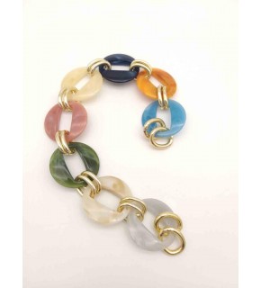 Çanta Aksesuar Akrilik Zincir 8 Halka 35 Cm