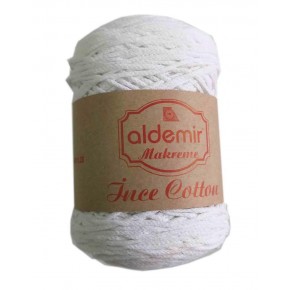 Çanta Aksesuar Aldemir İnce Pamuk Makrome Beyaz No:1