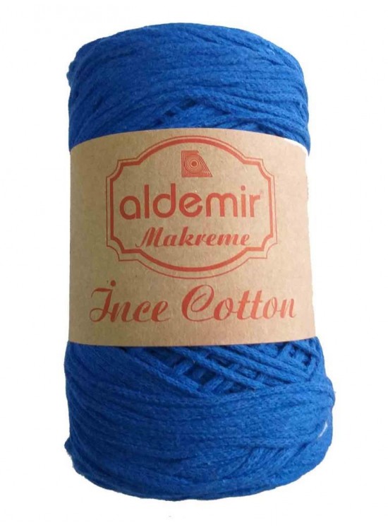 Çanta Aksesuar Aldemir İnce Pamuk Makrome Sak Mavi No:6 Çanta Aksesuar Aldemir İnce Pamuk Makrome Sak Mavi No:6