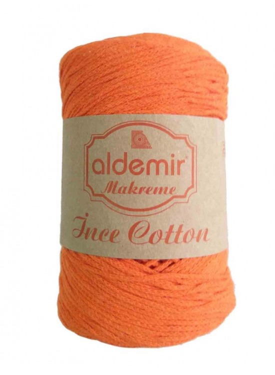 Çanta Aksesuar Aldemir İnce Pamuk Makrome Turuncu No:15 Çanta Aksesuar Aldemir İnce Pamuk Makrome Turuncu No:15