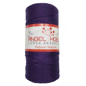Çanta Aksesuar Angel Koyu Mor Renk Polyester Makrome No:25