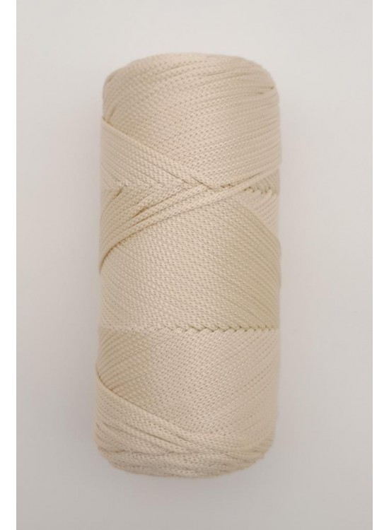 Çanta Aksesuar Angel PP Makrome İp Bej Renk No:35