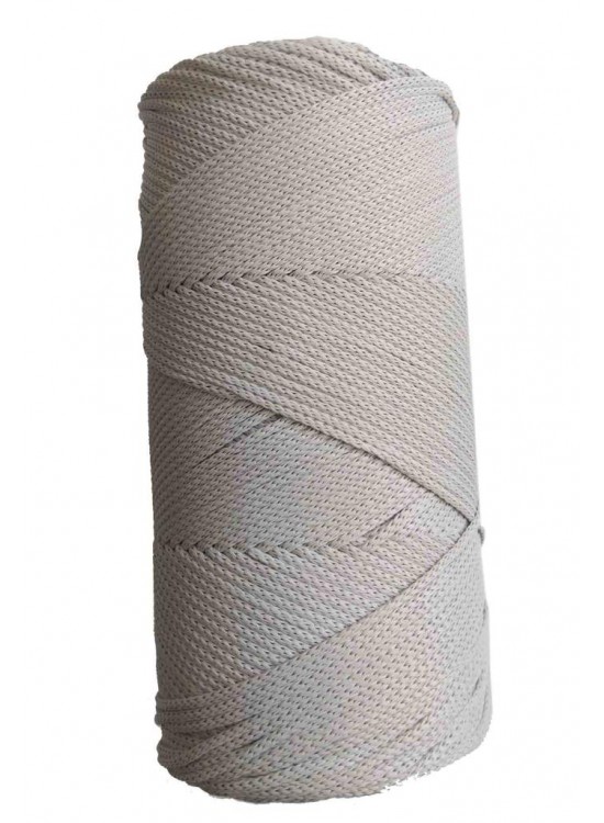 Çanta Aksesuar Angel Pp Makrome İp Mat Açık Gri No:19