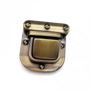 Çanta Aksesuar Antik Kare Model  Çanta Kilidi