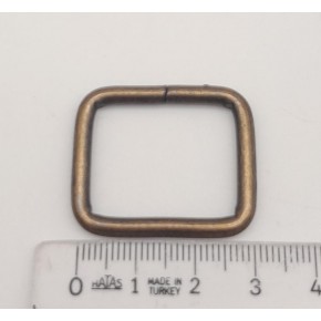 Çanta Aksesuar Antik Renk 2.5X2 Cm Dikdörtgen Halka