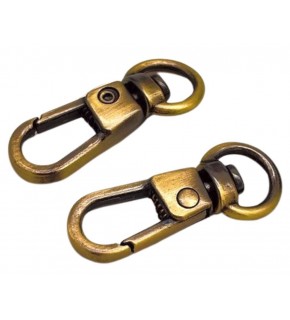 Çanta Aksesuar Antik Renk 2'li Küçük Kanca