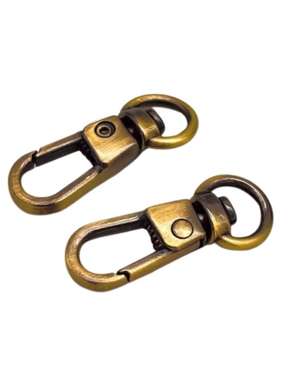 Çanta Aksesuar Antik Renk 2'li Küçük Kanca