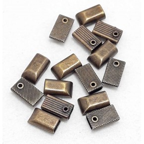 Çanta Aksesuar Antik Renk Fermuar Stop, Büzgü Ucu