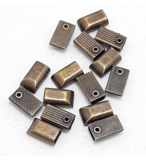 Çanta Aksesuar Antik Renk Fermuar Stop, Büzgü Ucu