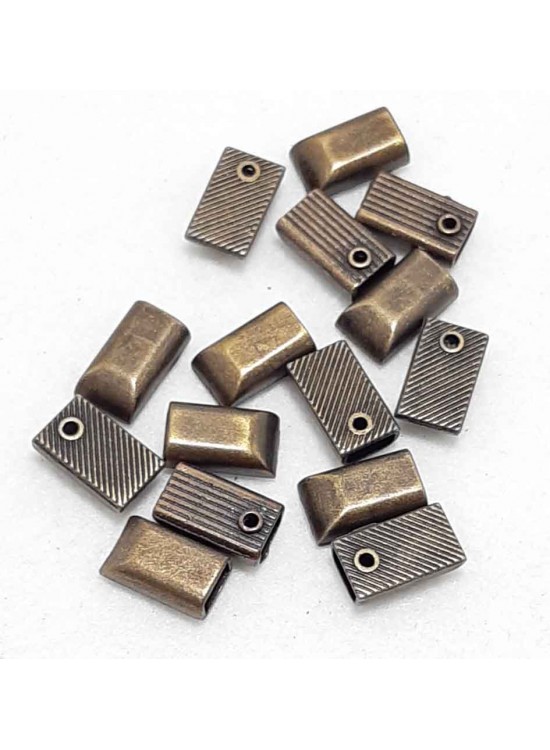 Çanta Aksesuar Antik Renk Fermuar Stop, Büzgü Ucu