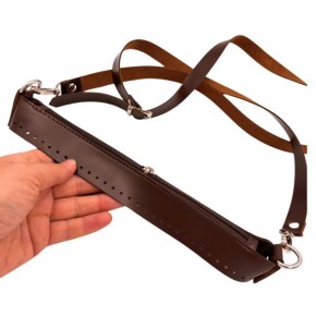 Çanta Aksesuar Atina Model Koyu Kahve Renk Çanta Yapım Seti Gümüş Metalli