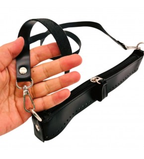 Çanta Aksesuar Atina Model Siyah Renk Çanta Yapım Seti Gümüş Metalli