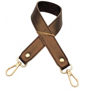 Çanta Aksesuar Bakır Renk 42X2.5 Cm Kancalı Sap Light Gold Metalli
